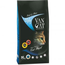 VanCat Adult Balıklı ve Pirinçli Yetişkin Kedi Maması 15 Kg