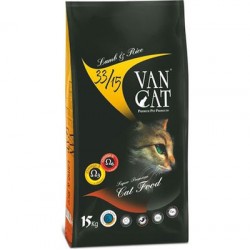 VanCat Adult Kuzu Etli ve Pirinçli Yetişkin Kedi Maması 15 Kg