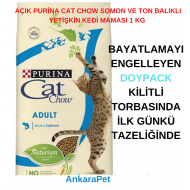 Purina Cat Chow Somon ve Ton Balıklı Kedi Maması 1 Kg AÇIK