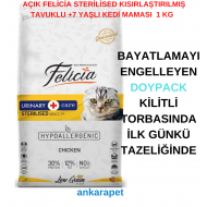 Felicia Az Tahıllı Sterilised Tavuklu Kısır Kedi Maması 1 Kg AÇIK