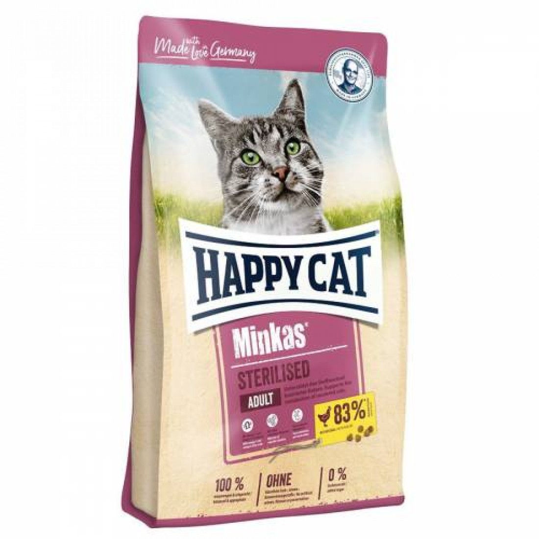 Happy Cat Minkas Sterilised Tavuklu Kısır Kedi Maması 10 Kg