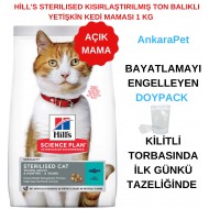 Hills Sterilised Kısırlaştırılmış Ton Balık Kedi Maması 1 Kg AÇIK