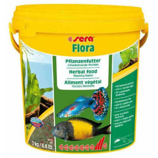 Sera Flora 10 Lt 2 Kg Bitkisel Pul Yem Kova