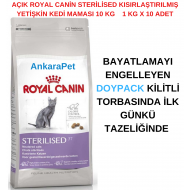 Royal Canin Sterilised 37 Kısırlaştırılmış Kedi Maması 10 Kg AÇIK