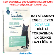 Sanabelle Sterilised Kısırlaştırılmış Tahılsız Kedi Mama 1 Kg AÇIK